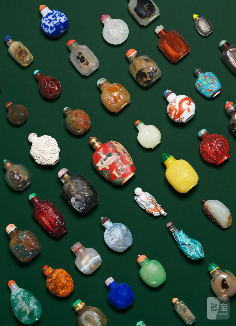 丙申年（1896） 朱占元款水晶内畫荷塘金魚圖鼻烟壺 | AN INSIDE-PAINTED ROCK CRYSTAL 'FISH' SNUFF BOTTLE - 图4